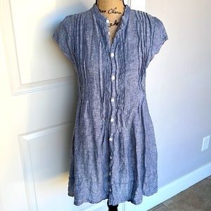Gorsuch Marnita Cap Sleeved Chambray Tunic